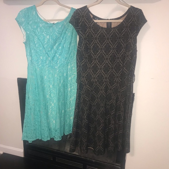 Selling two A-line dresses. Size 12 and Size L - Picture 1 of 4
